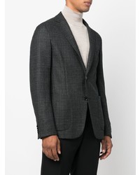 Blazer en laine gris foncé Zegna