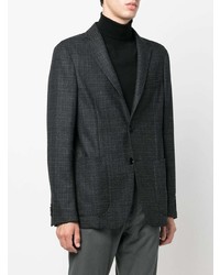 Blazer en laine gris foncé Zegna