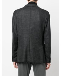 Blazer en laine gris foncé Zegna