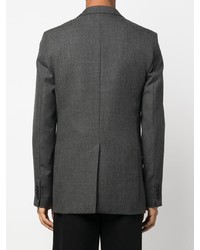 Blazer en laine gris foncé Ami Paris