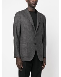 Blazer en laine gris foncé Boglioli