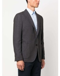 Blazer en laine gris foncé Boglioli