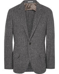 Blazer en laine gris