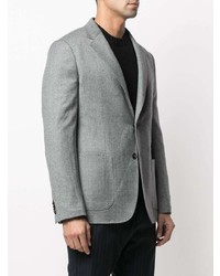 Blazer en laine gris Z Zegna