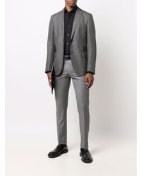 Blazer en laine gris Corneliani