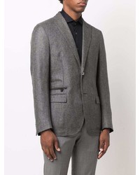 Blazer en laine gris Corneliani