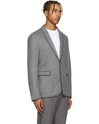 Blazer en laine gris Wooyoungmi