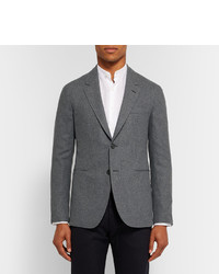 Blazer en laine gris Caruso