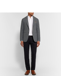 Blazer en laine gris Caruso