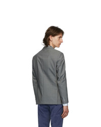 Blazer en laine gris BOSS