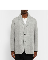 Blazer en laine gris Issey Miyake