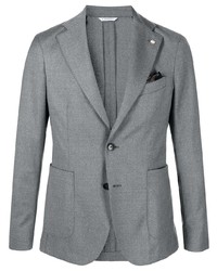 Blazer en laine gris Manuel Ritz