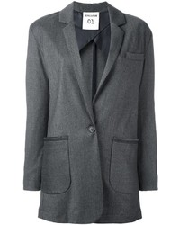 Blazer en laine gris Semi-Couture