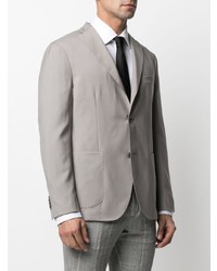 Blazer en laine gris Boglioli