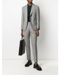 Blazer en laine gris Luigi Bianchi Mantova