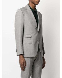 Blazer en laine gris Luigi Bianchi Mantova