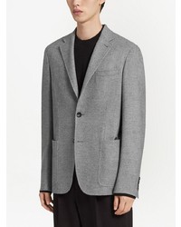 Blazer en laine gris Zegna