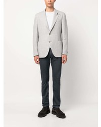 Blazer en laine gris Lardini