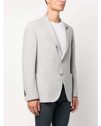 Blazer en laine gris Lardini