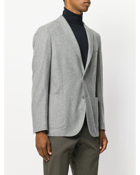 Blazer en laine gris Boglioli