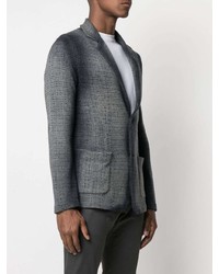 Blazer en laine imprimé bleu marine Avant Toi