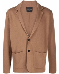 Blazer en laine marron clair Roberto Collina