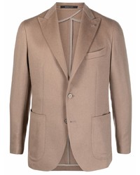 Blazer en laine marron clair Tagliatore