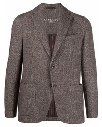 Blazer en laine marron foncé Circolo 1901