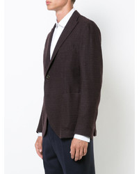 Blazer en laine marron foncé Eleventy