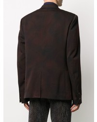 Blazer en laine marron foncé Missoni