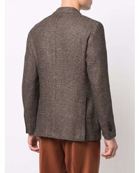 Blazer en laine marron Lardini