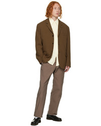 Blazer en laine marron Lemaire