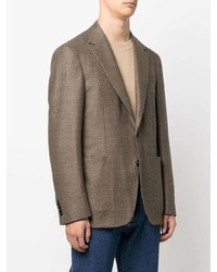 Blazer en laine marron Canali