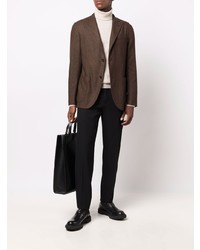 Blazer en laine marron Boglioli