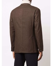 Blazer en laine marron Boglioli