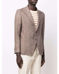 Blazer en laine marron Tagliatore