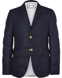 Blazer en laine matelassé