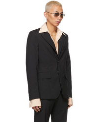 Blazer en laine noir LU'U DAN