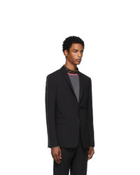 Blazer en laine noir Fendi