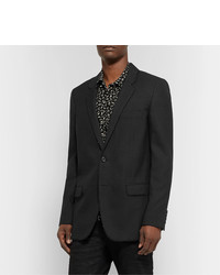 Blazer en laine noir Saint Laurent