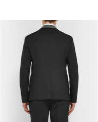 Blazer en laine noir Alexander McQueen