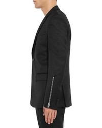 Blazer en laine noir Givenchy