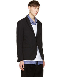 Blazer en laine noir MSGM