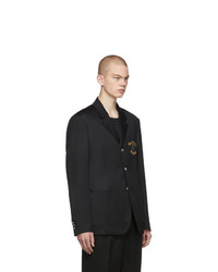 Blazer en laine noir Mastermind World