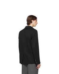 Blazer en laine noir Prada