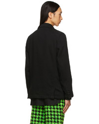 Blazer en laine noir Comme des Garcons Homme Deux