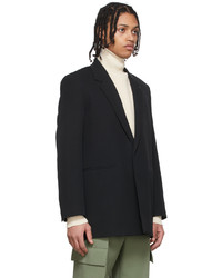 Blazer en laine noir Jil Sander