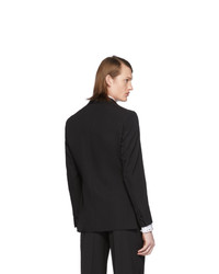 Blazer en laine noir Burberry