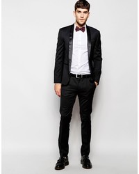 Blazer en laine noir Asos