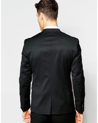 Blazer en laine noir Asos